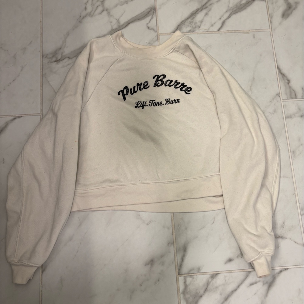 Pure Barre Crop Crewneck